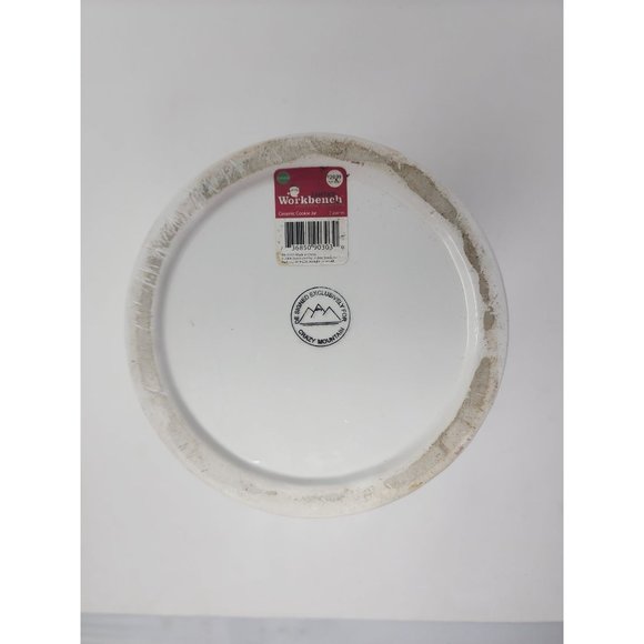 Crazy Mountain Snoman With‎ Birdhouse Evergreen Trees Christmas Cookie Jar - Picture 6 of 10